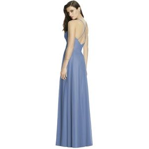 Dessy 2988 Larkspur Criss Cross Dress 4